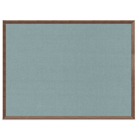 United Visual Products Decor Wood Combo Board, 60"x48", Cherry/Black Porcelain & Pearl UV704DEFAB-CHERRY-BLKPORC-PEARL